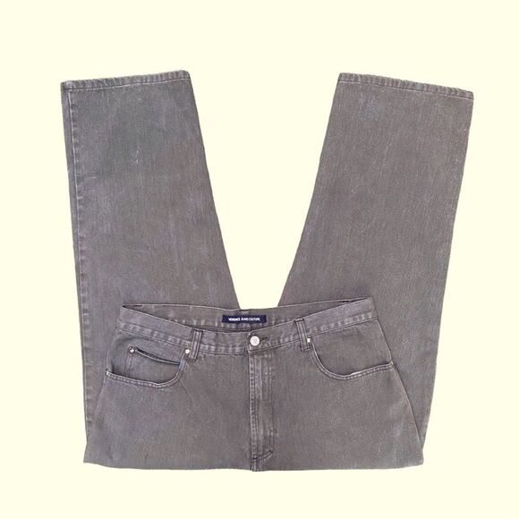 ๐ค VERSACE Jeans Couture ๐ฎ๐น Vintage Designer Grey Pants | Size 36 / IT 50 | ๐๐ฅ - Picture 2 of 10